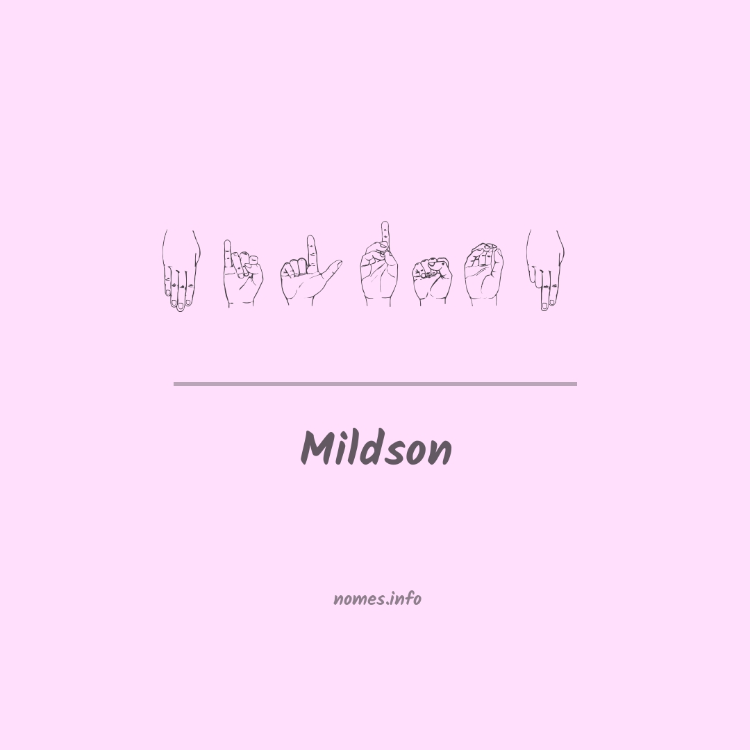 Mildson em Libras