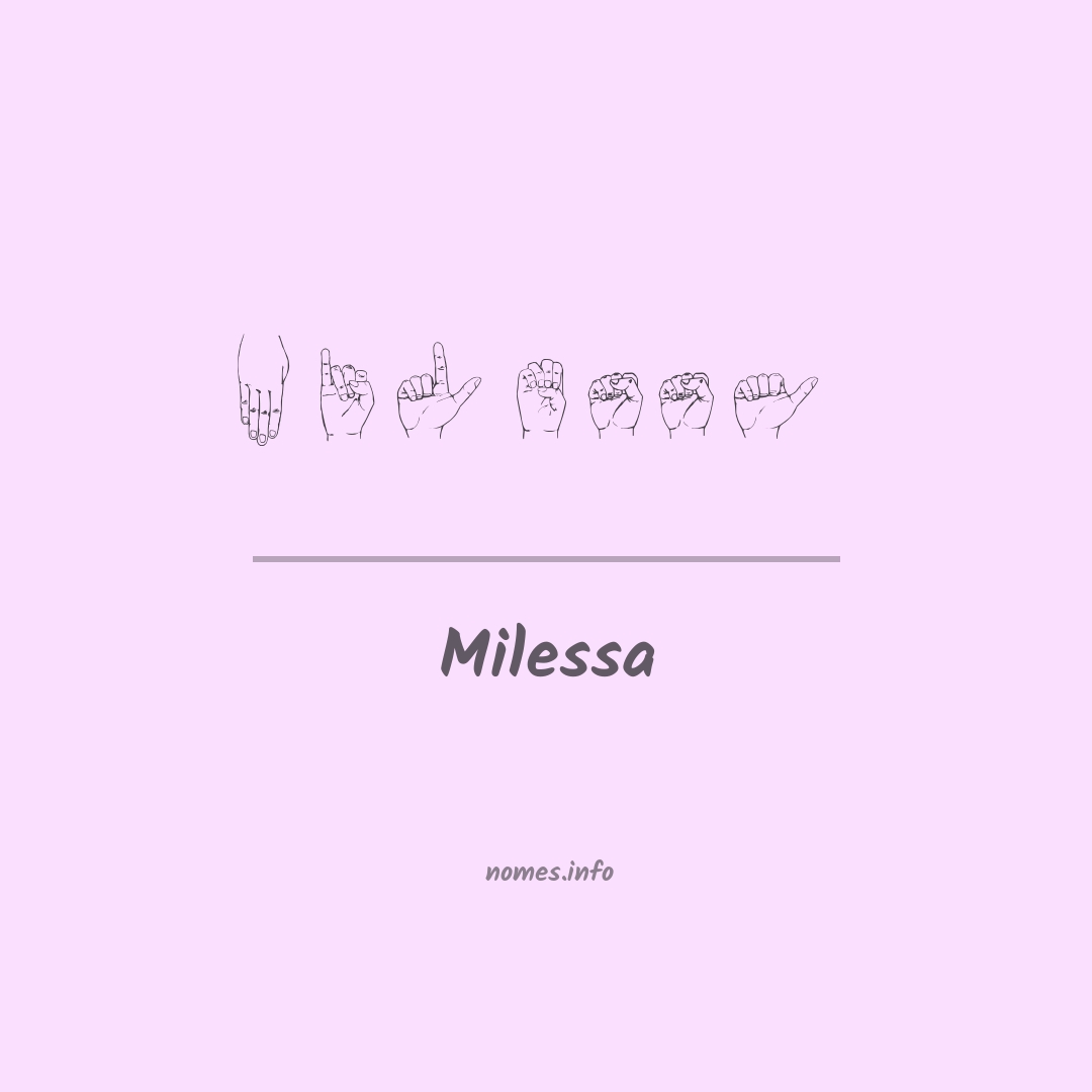 Milessa em Libras
