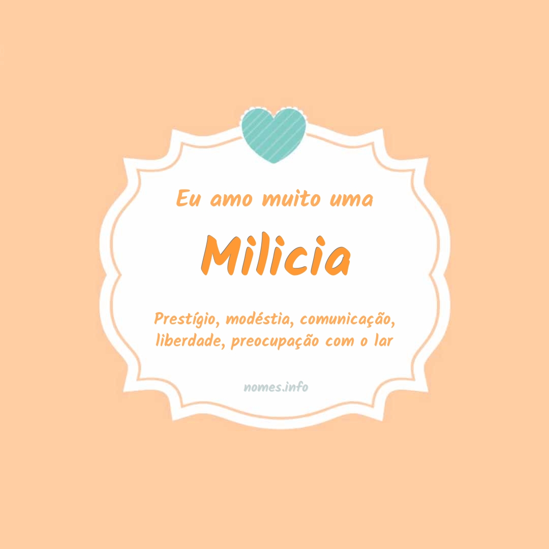 Eu amo muito Milicia