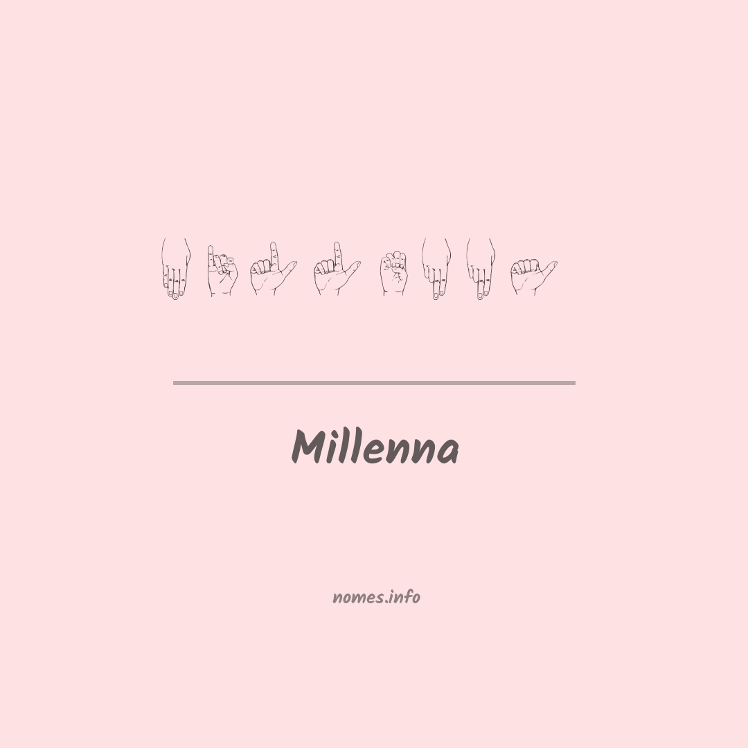Millenna em Libras