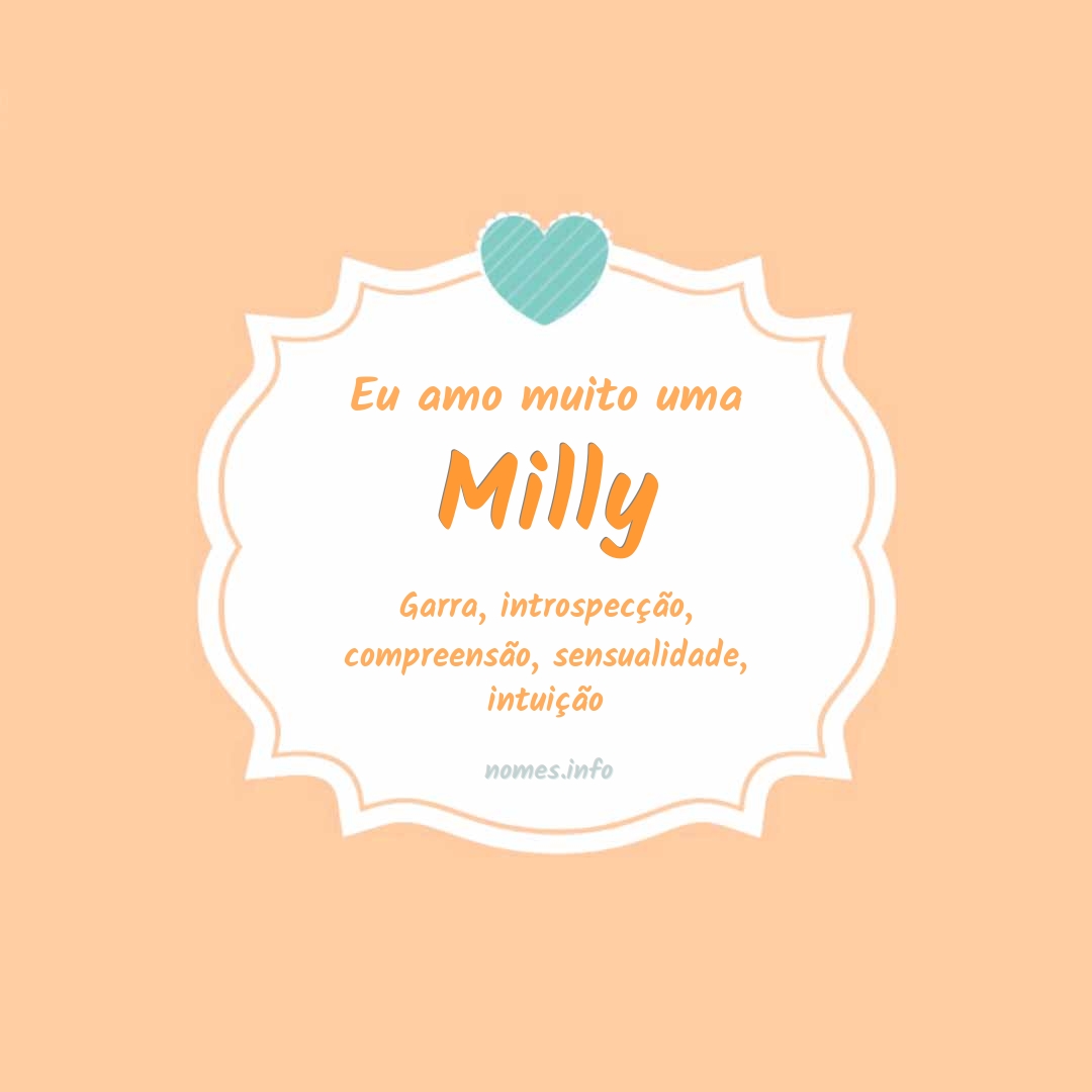 Eu amo muito Milly