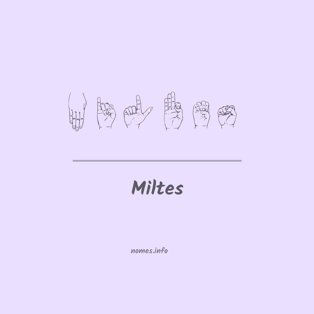 Miltes em Libras
