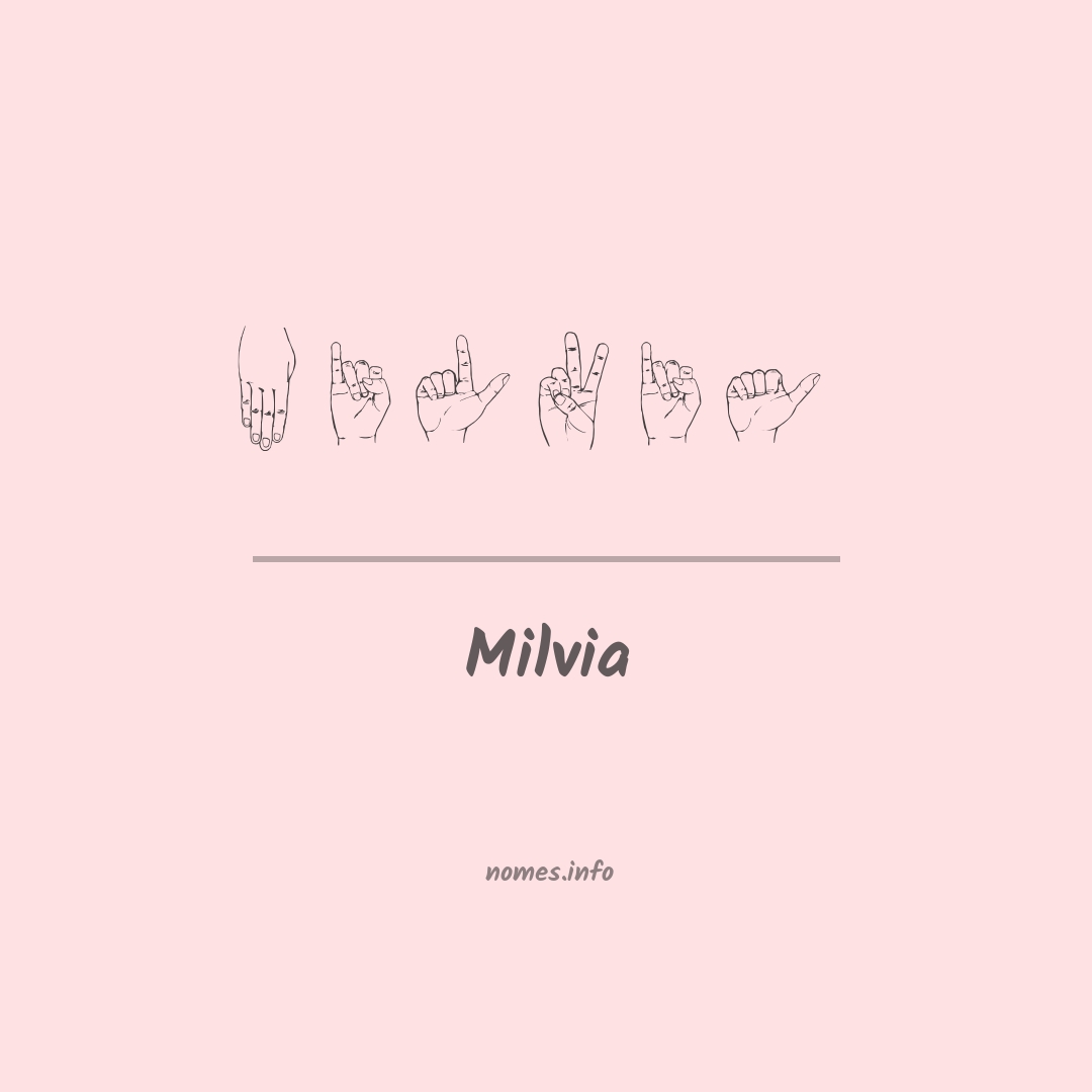 Milvia em Libras