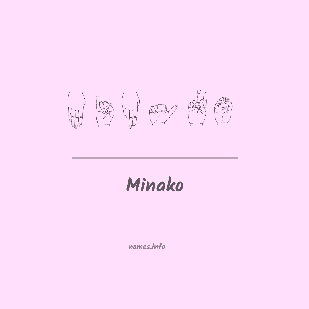 Minako em Libras