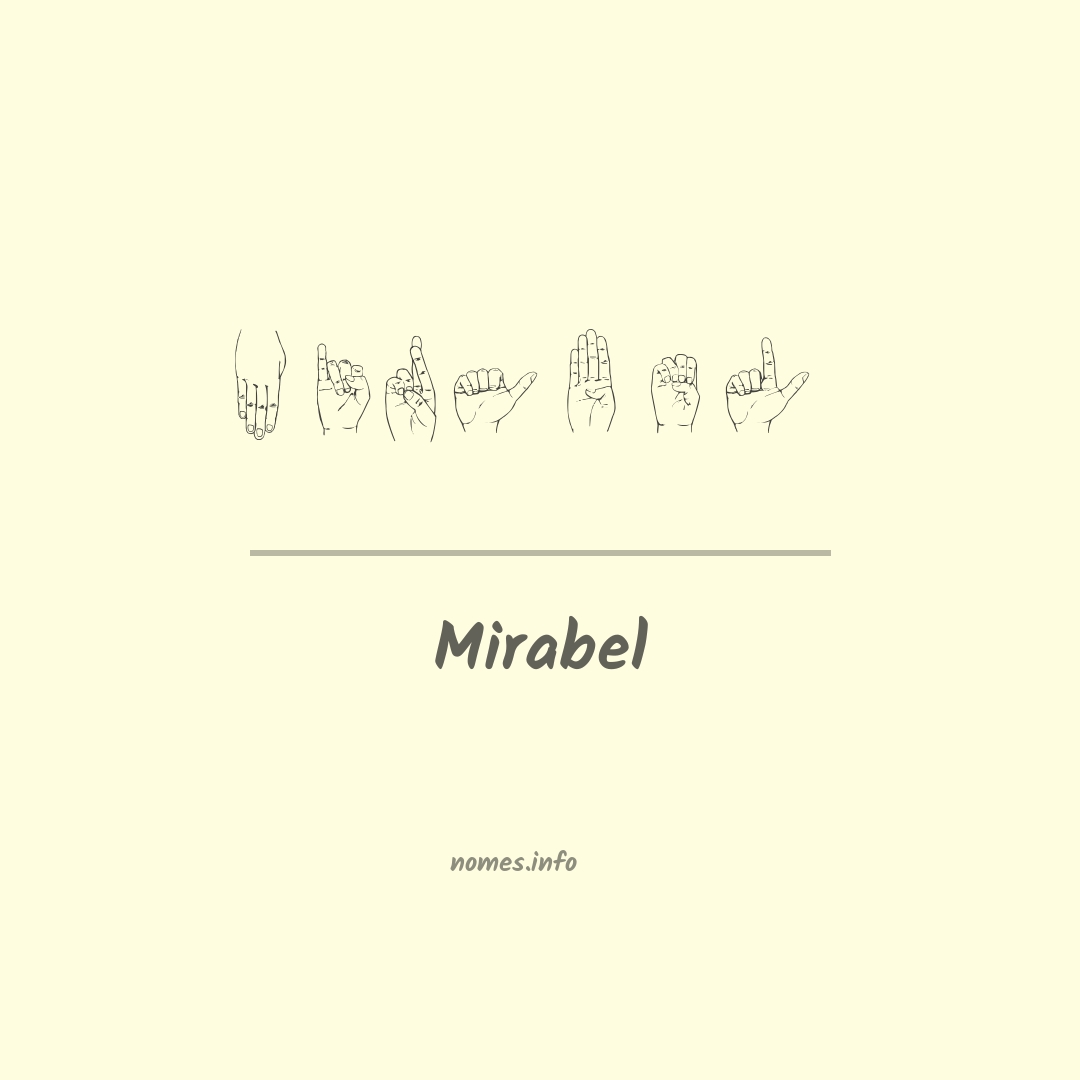 Mirabel em Libras