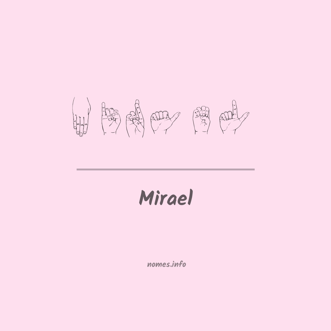 Mirael em Libras