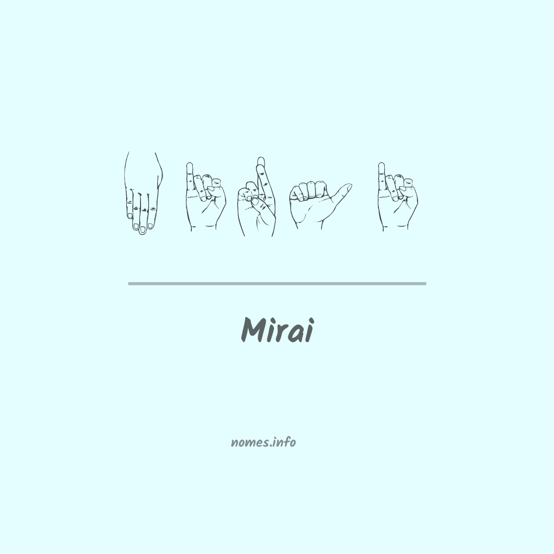 Mirai em Libras