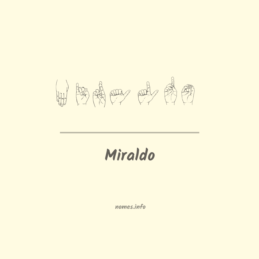 Miraldo em Libras