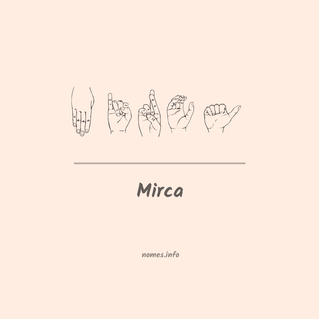 Mirca em Libras
