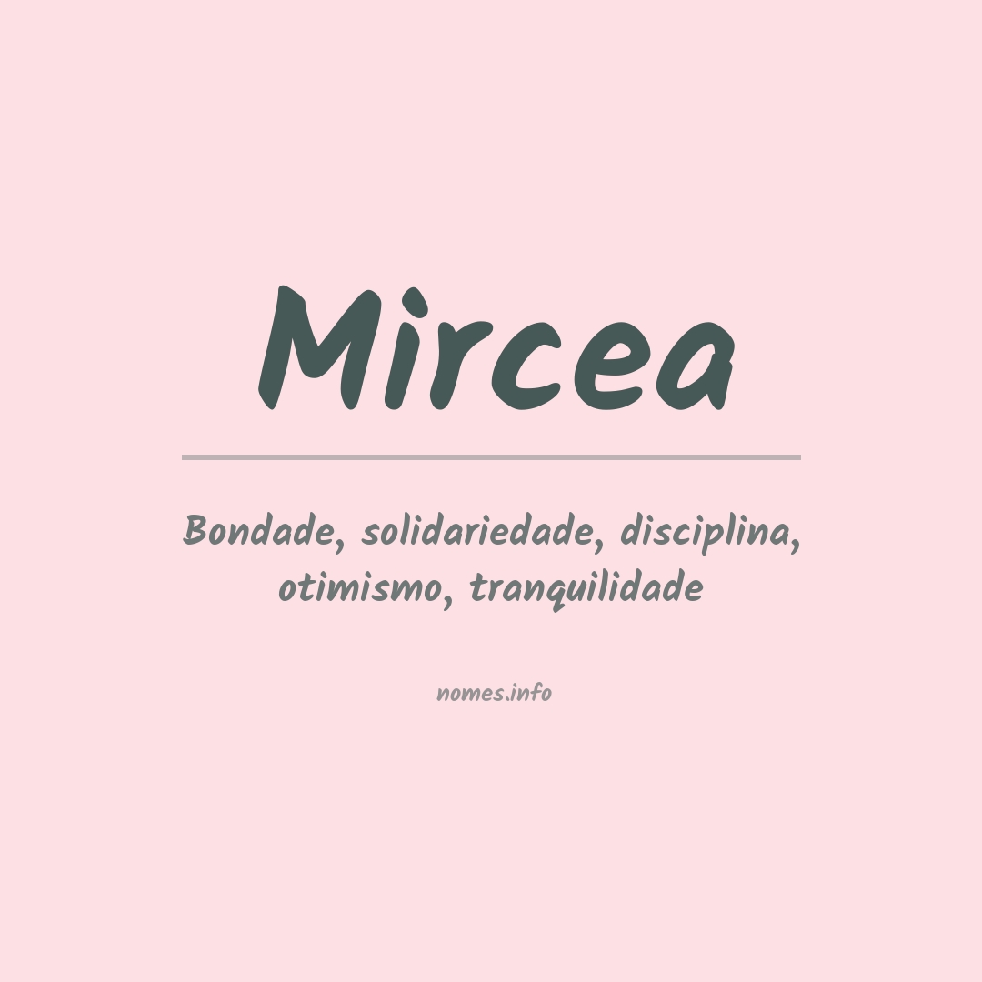 Significado do nome Mircea