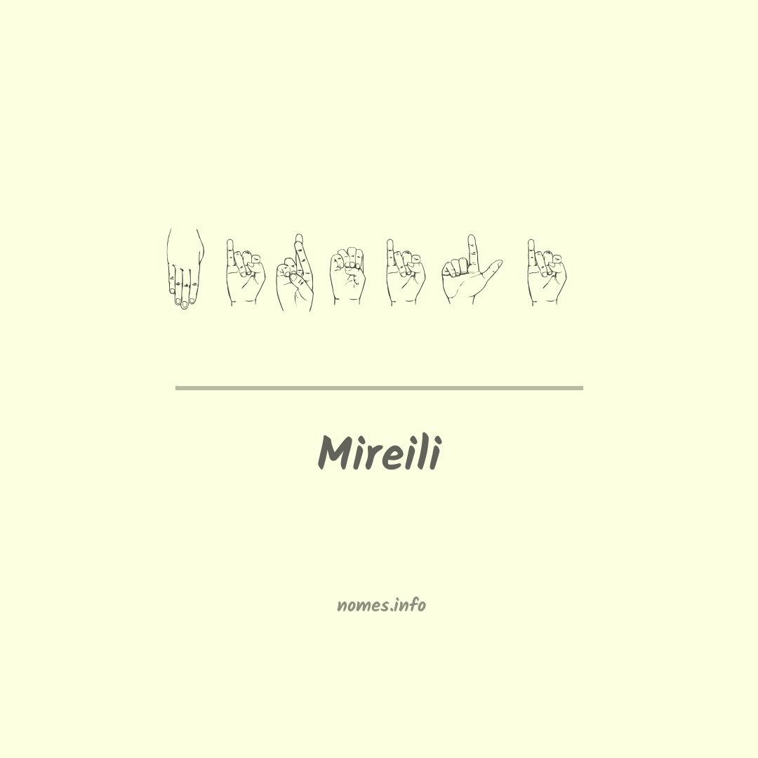 Mireili em Libras
