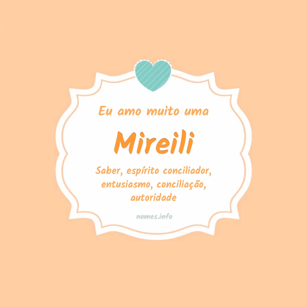 Eu amo muito Mireili