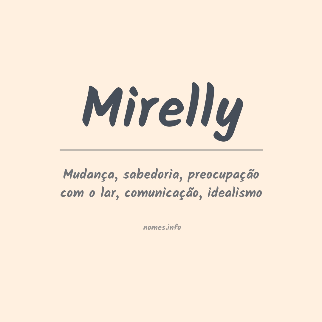 Significado do nome Mirelly