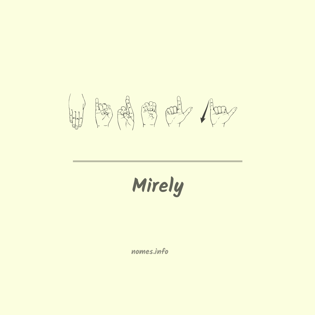 Mirely em Libras