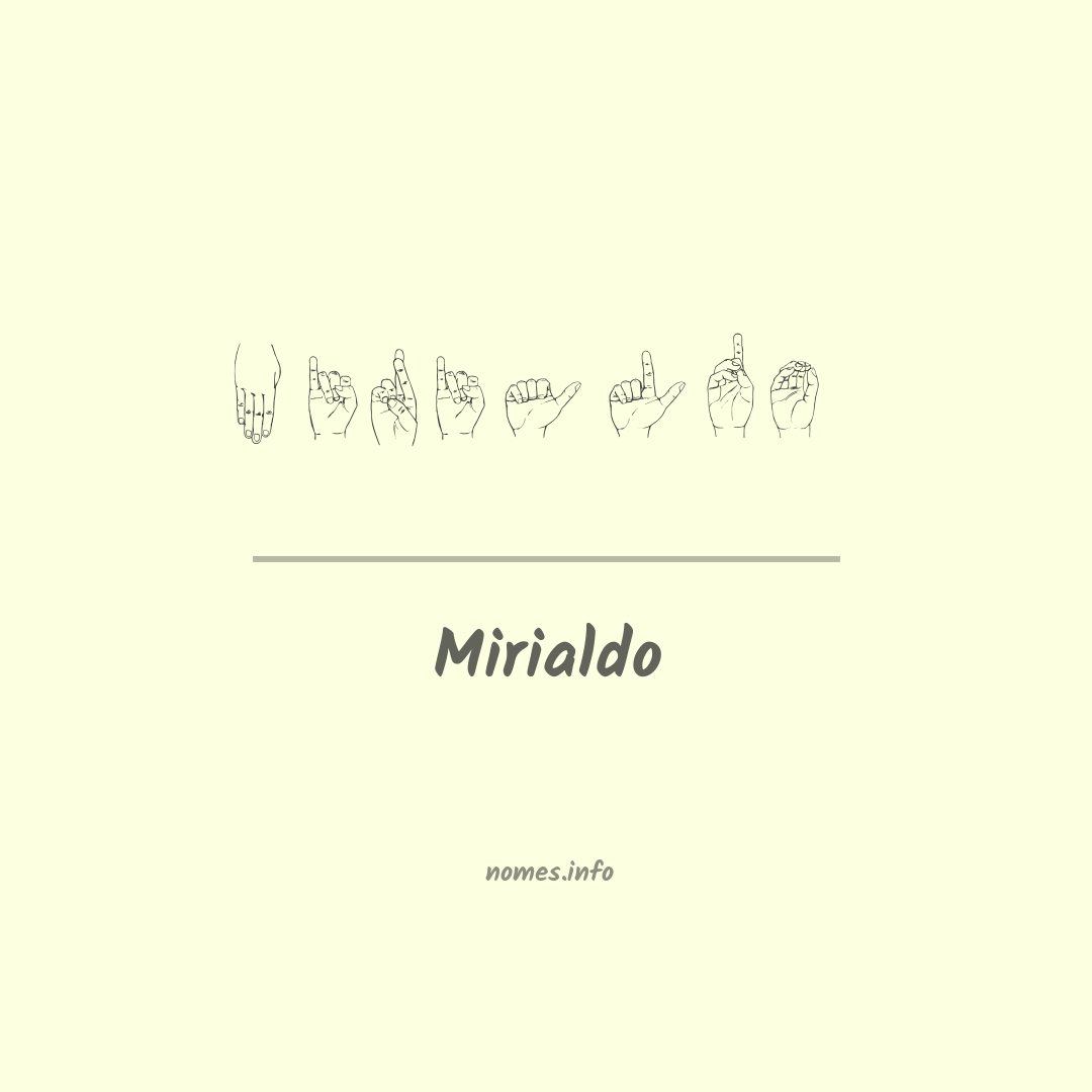 Mirialdo em Libras