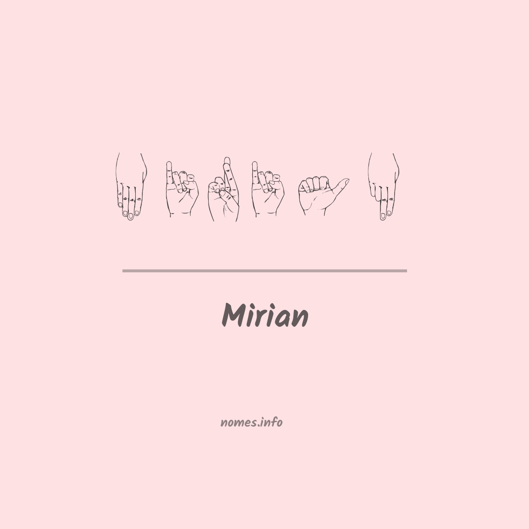 Mirian em Libras