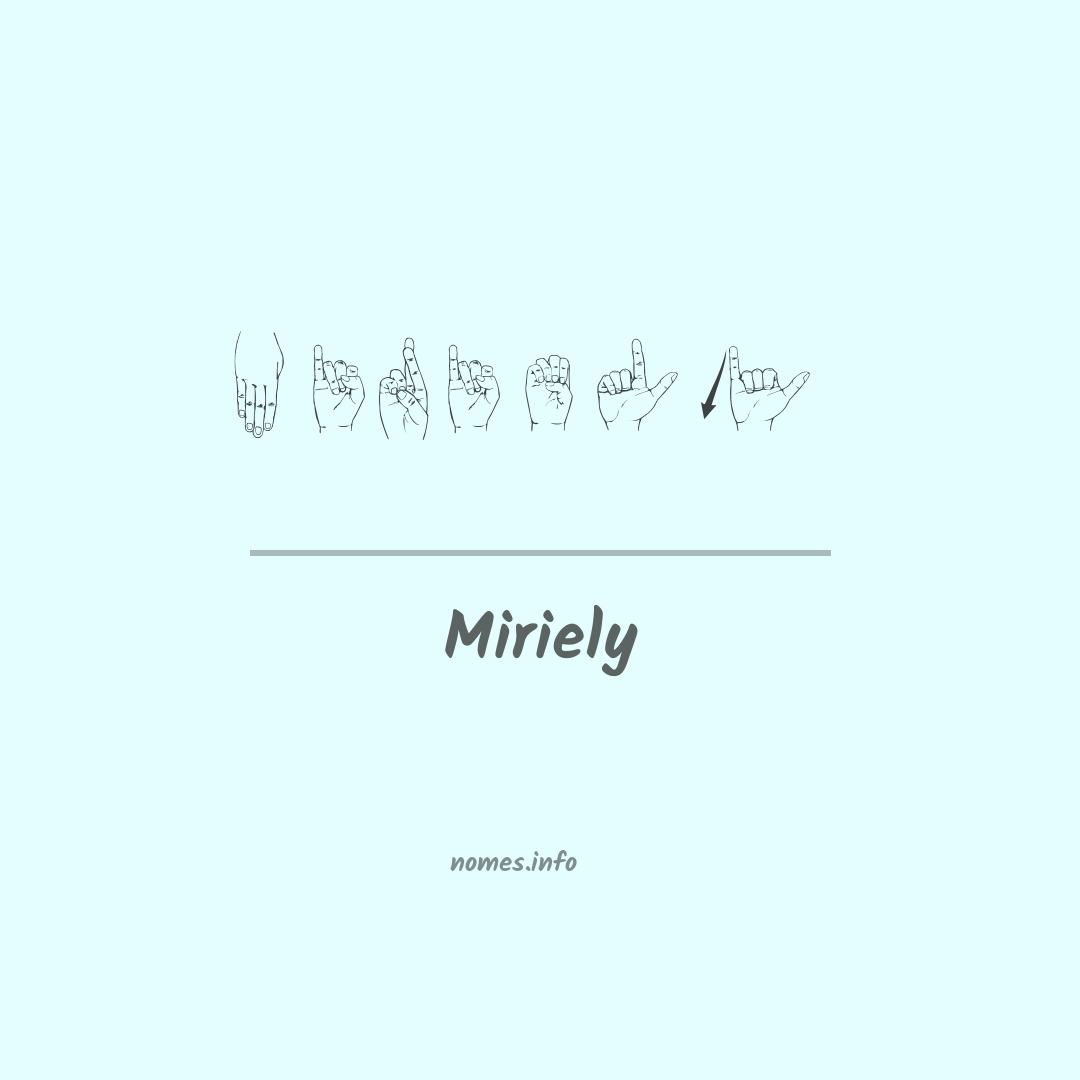 Miriely em Libras