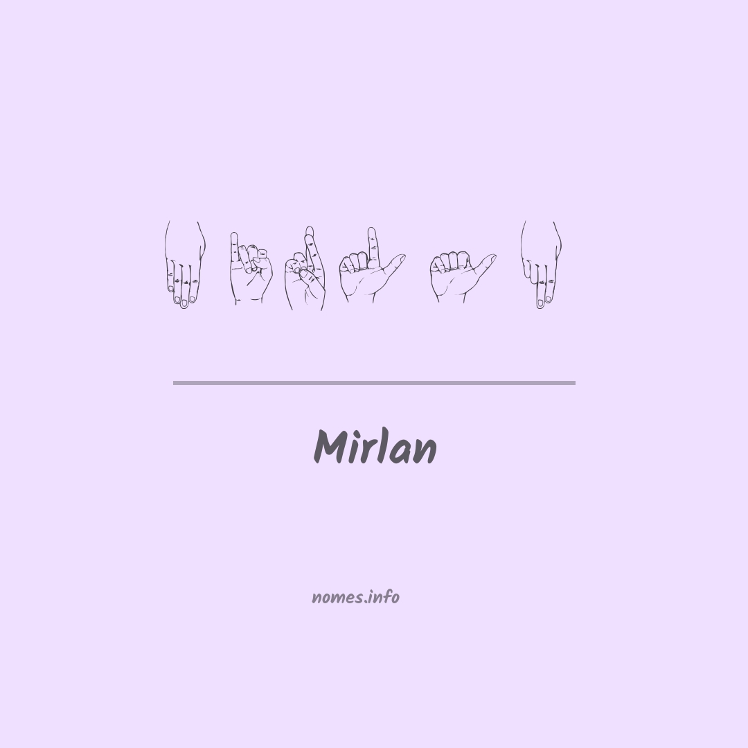 Mirlan em Libras