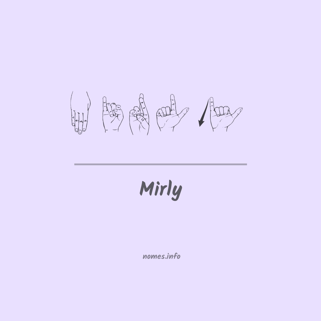 Mirly em Libras