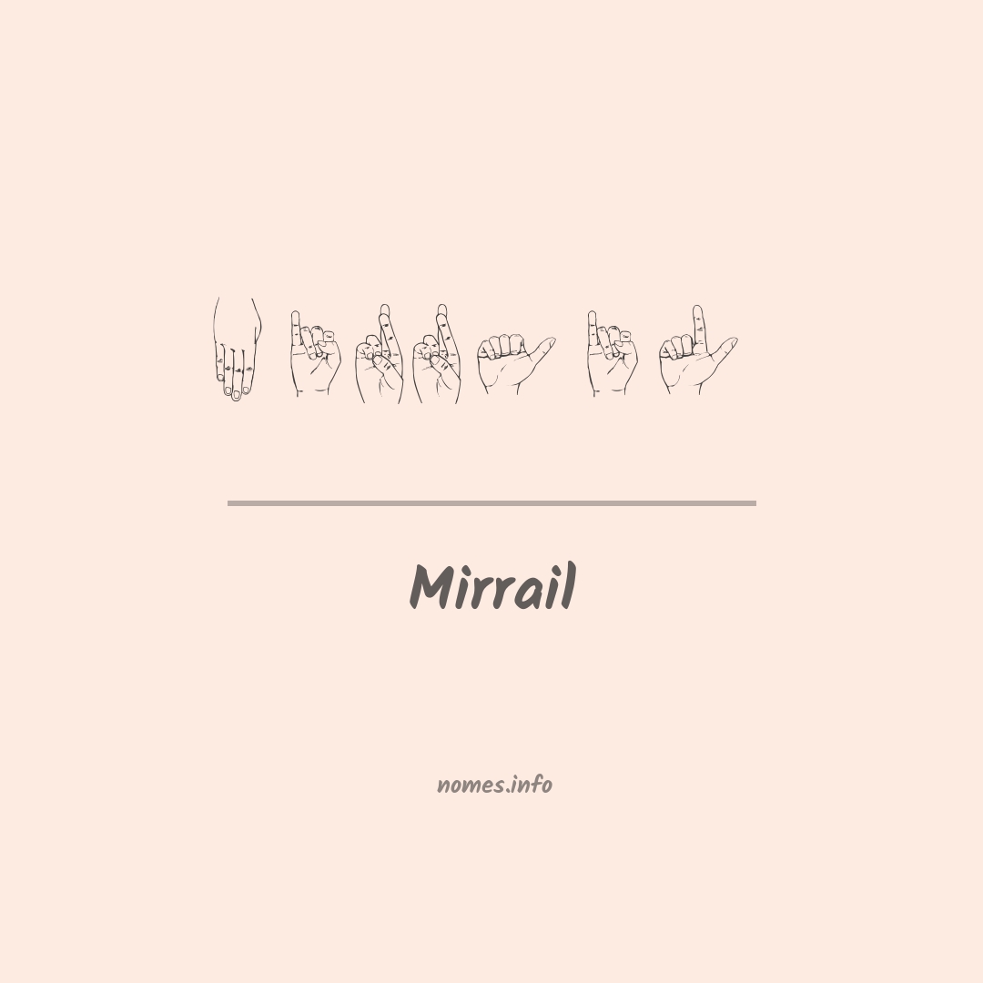 Mirrail em Libras