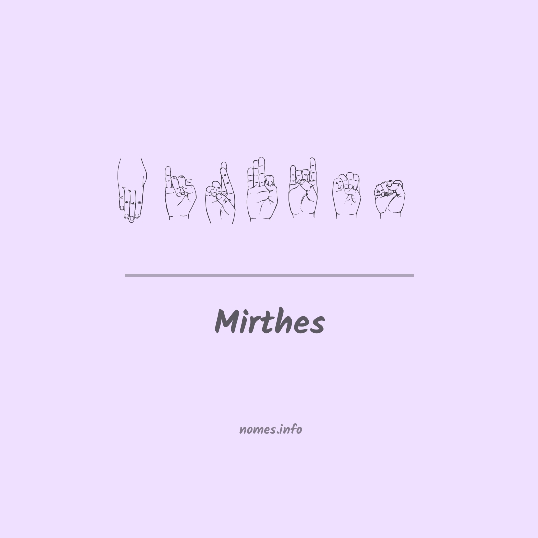 Mirthes em Libras