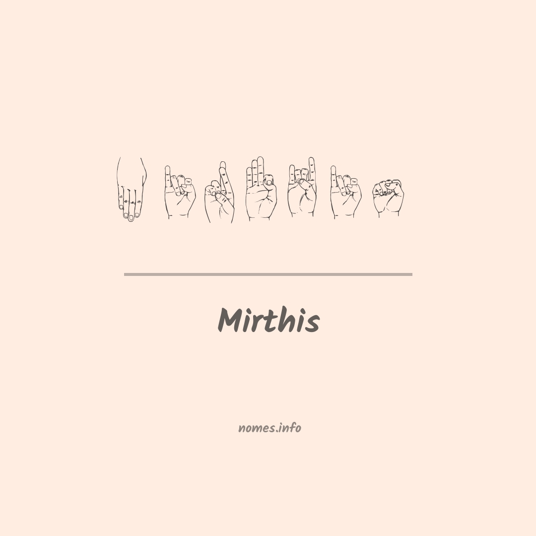 Mirthis em Libras