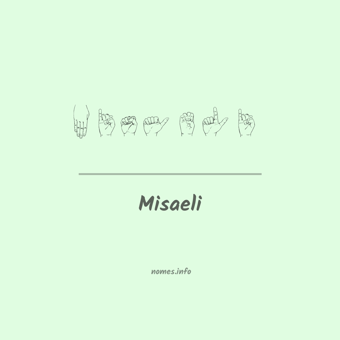 Misaeli em Libras