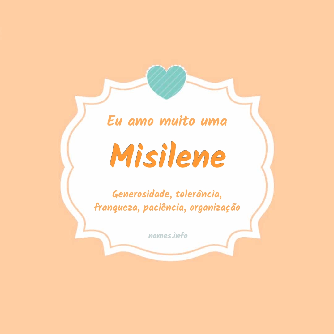 Eu amo muito Misilene