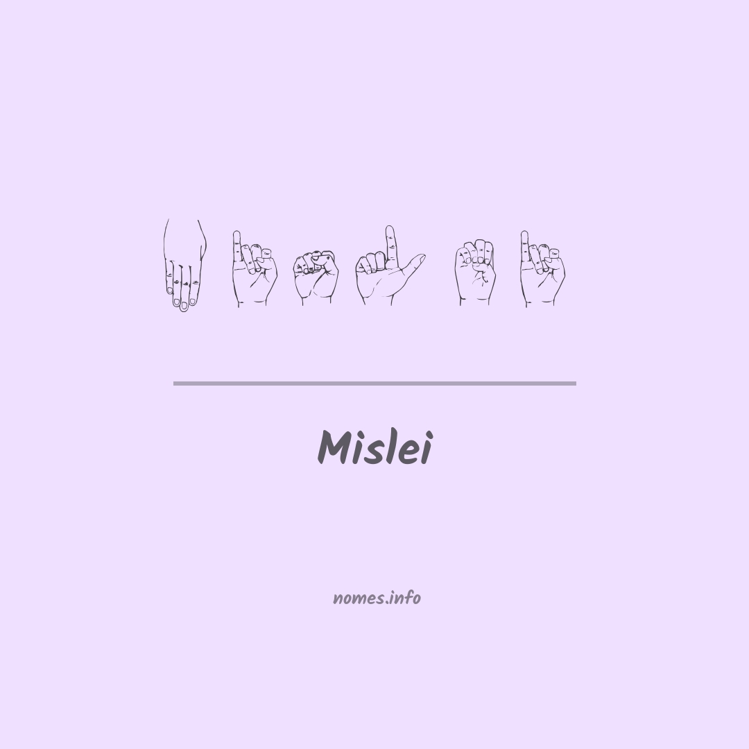 Mislei em Libras