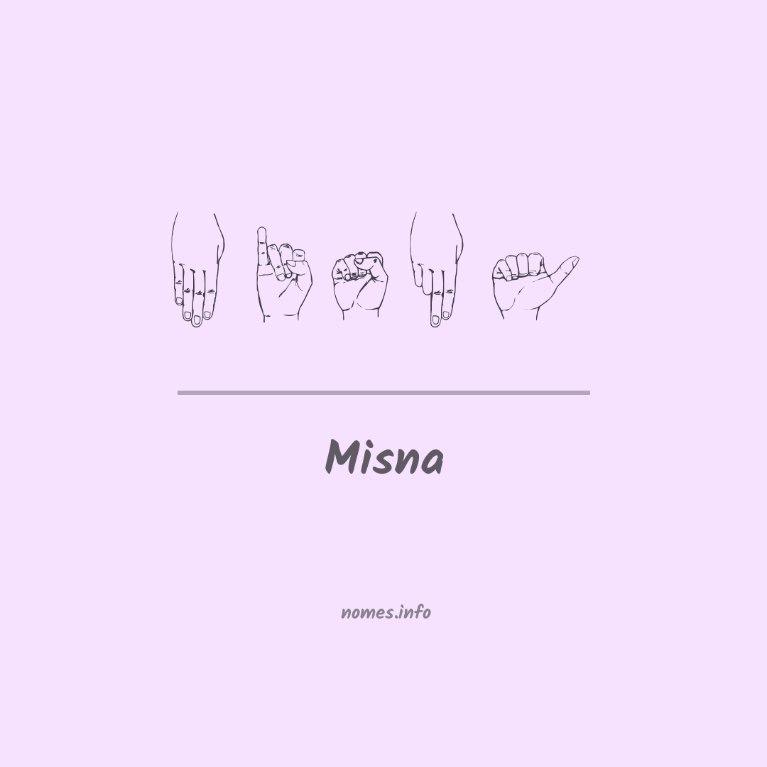 Misna em Libras