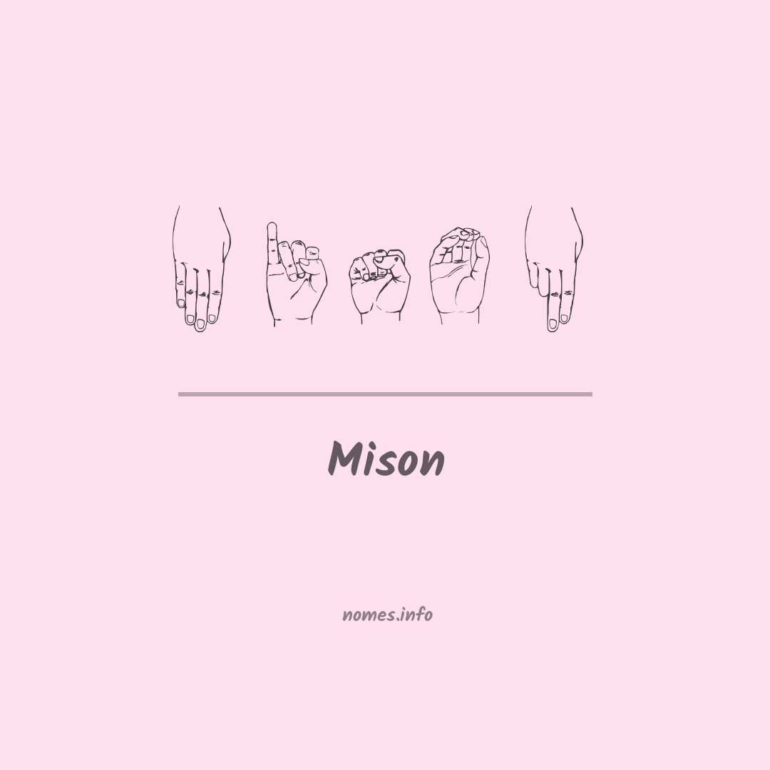 Mison em Libras
