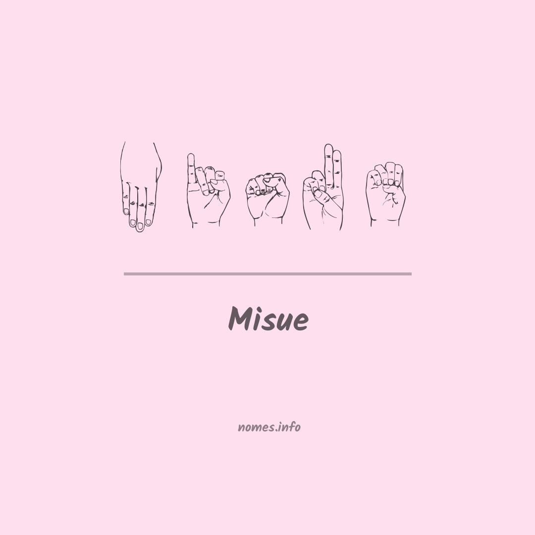 Misue em Libras