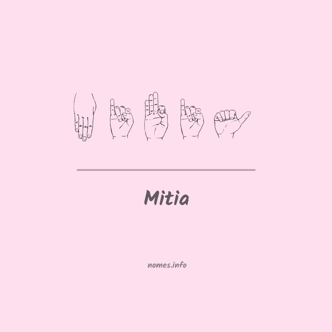 Mitia em Libras