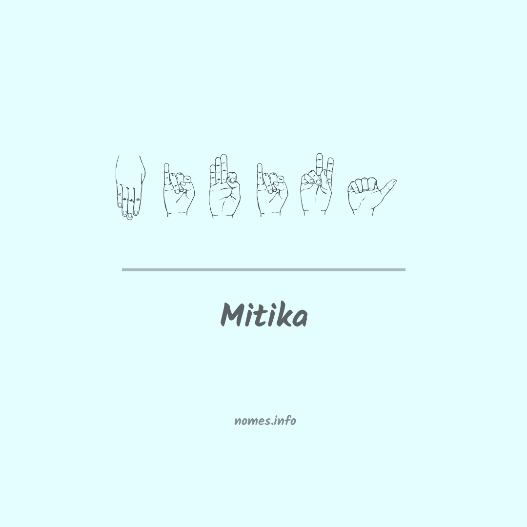 Mitika em Libras