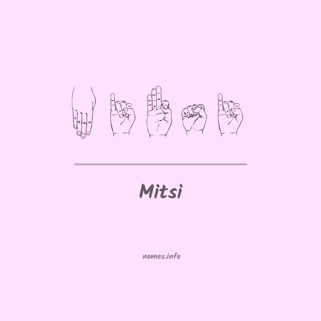 Mitsi em Libras