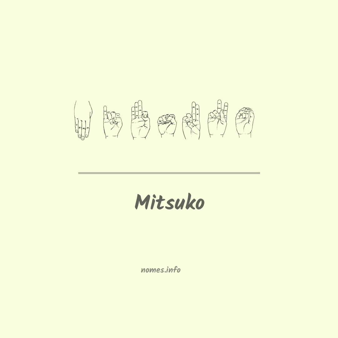 Mitsuko em Libras