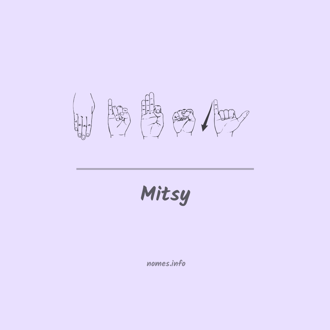 Mitsy em Libras