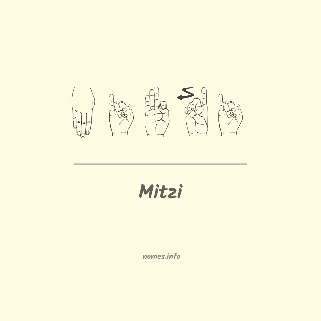 Mitzi em Libras