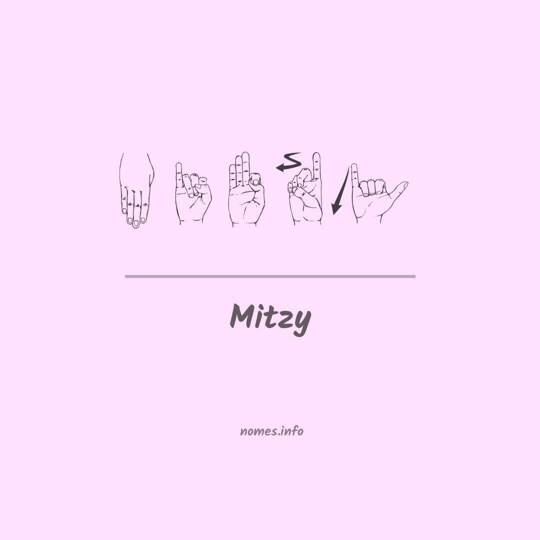 Mitzy em Libras