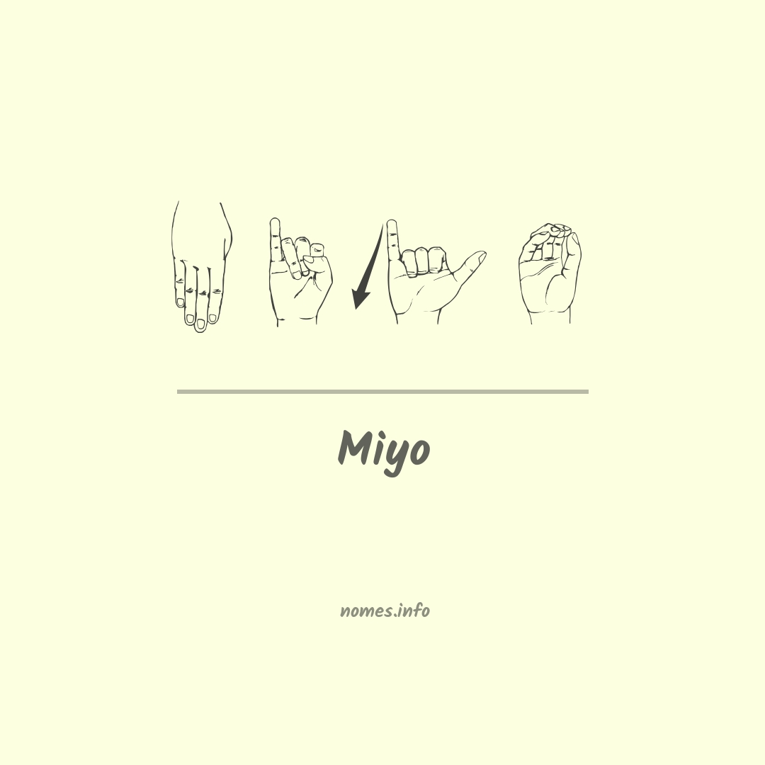 Miyo em Libras