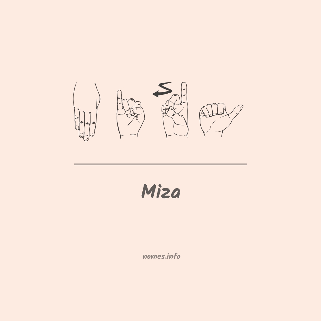Miza em Libras