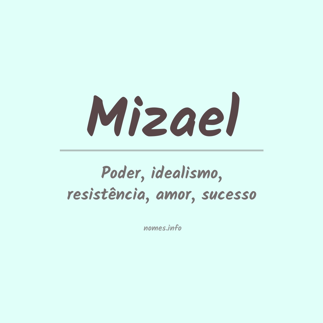 Significado do nome Mizael