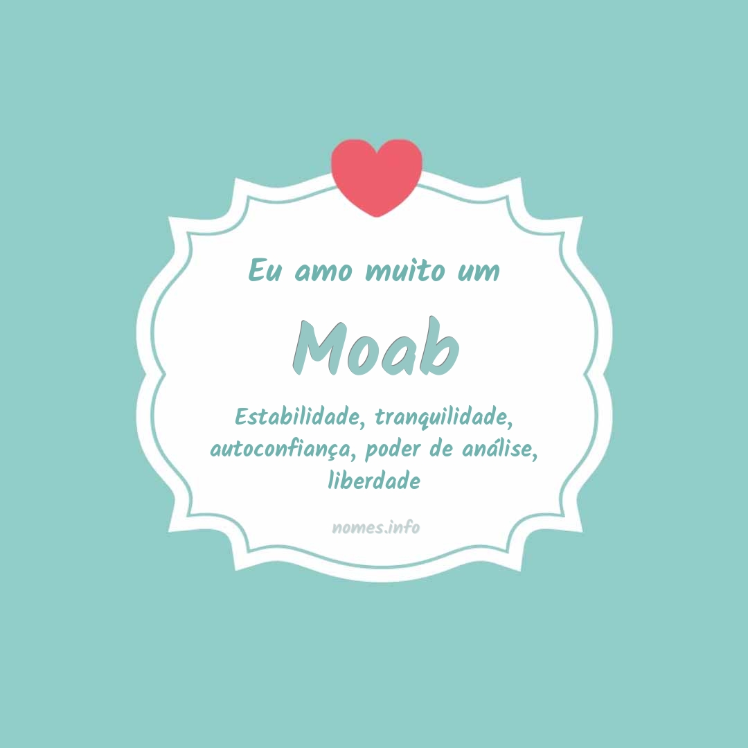 Eu amo muito Moab