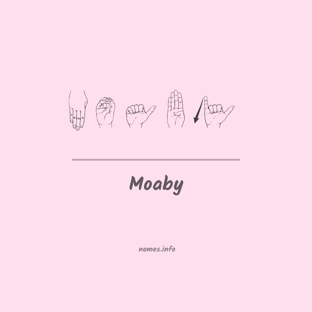 Moaby em Libras Moaby em Libras