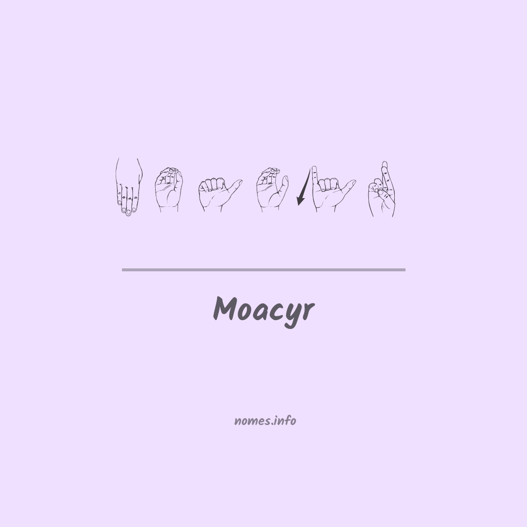 Moacyr em Libras