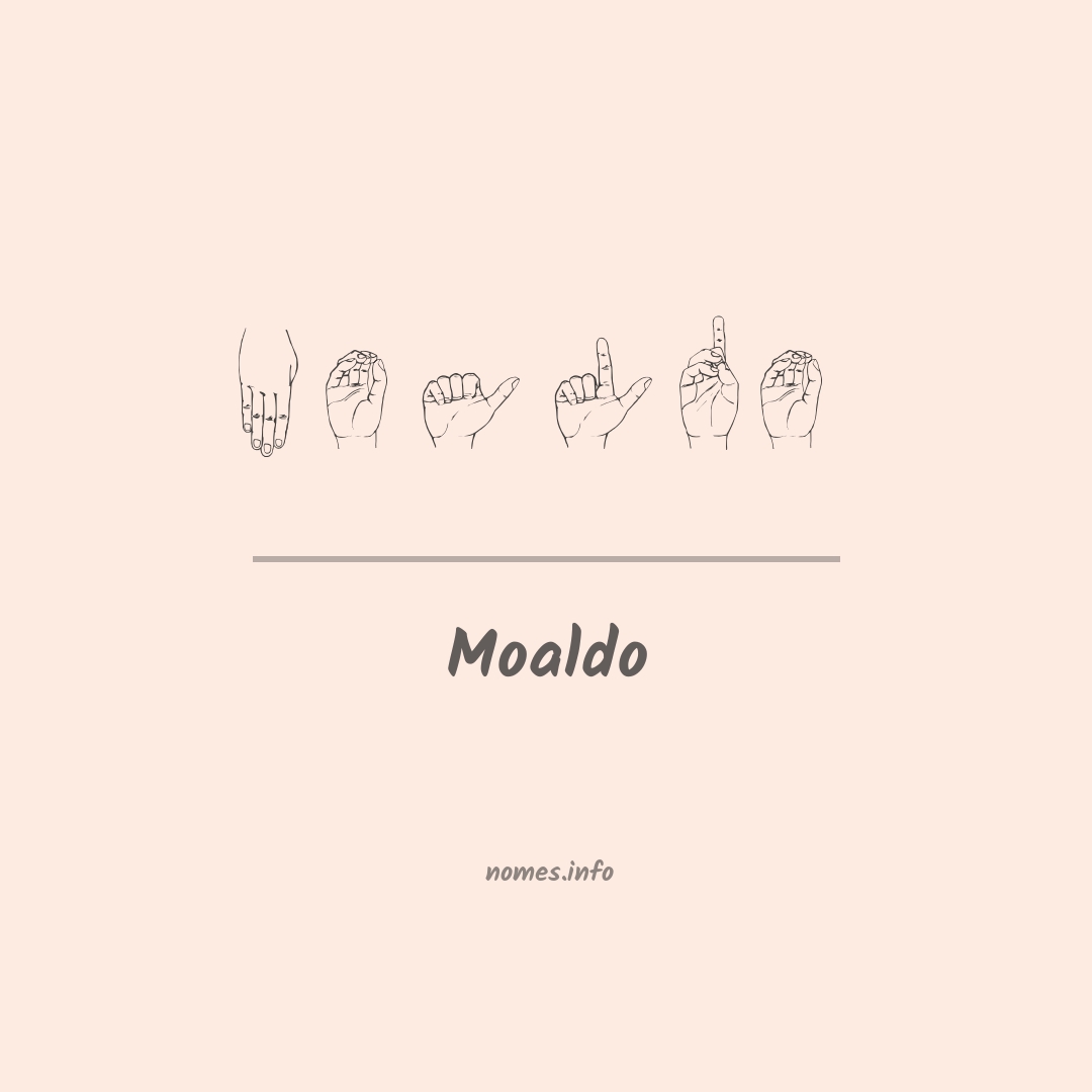 Moaldo em Libras