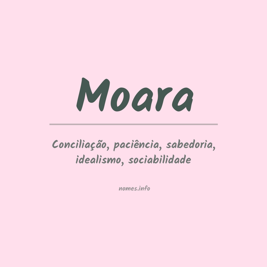 Significado do nome Moara