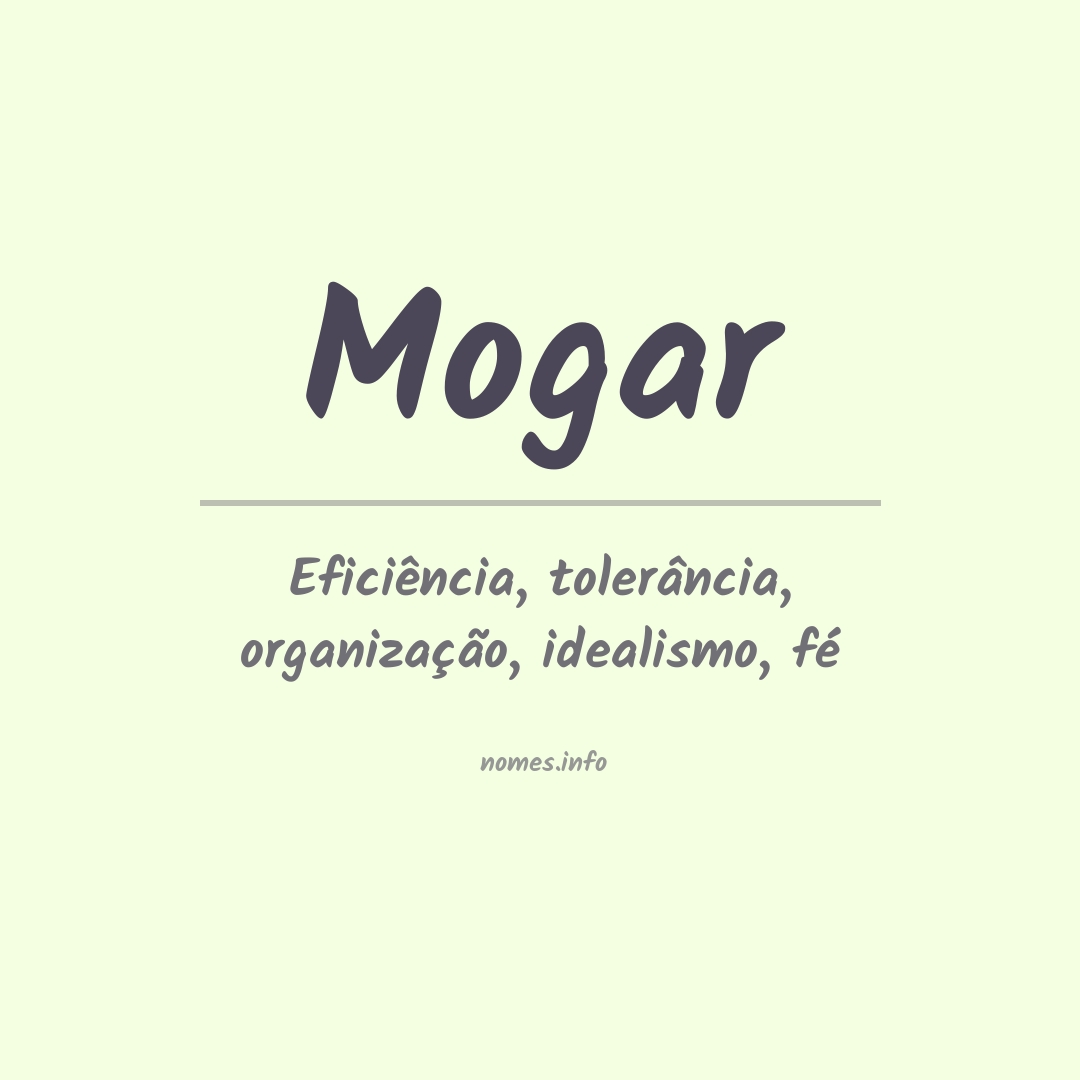 Significado do nome Mogar