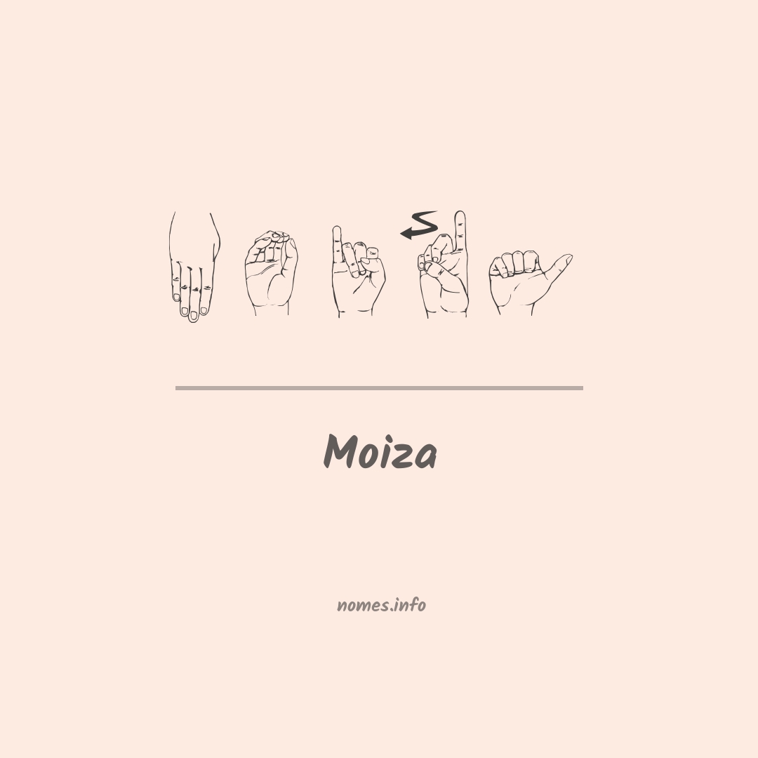 Moiza em Libras