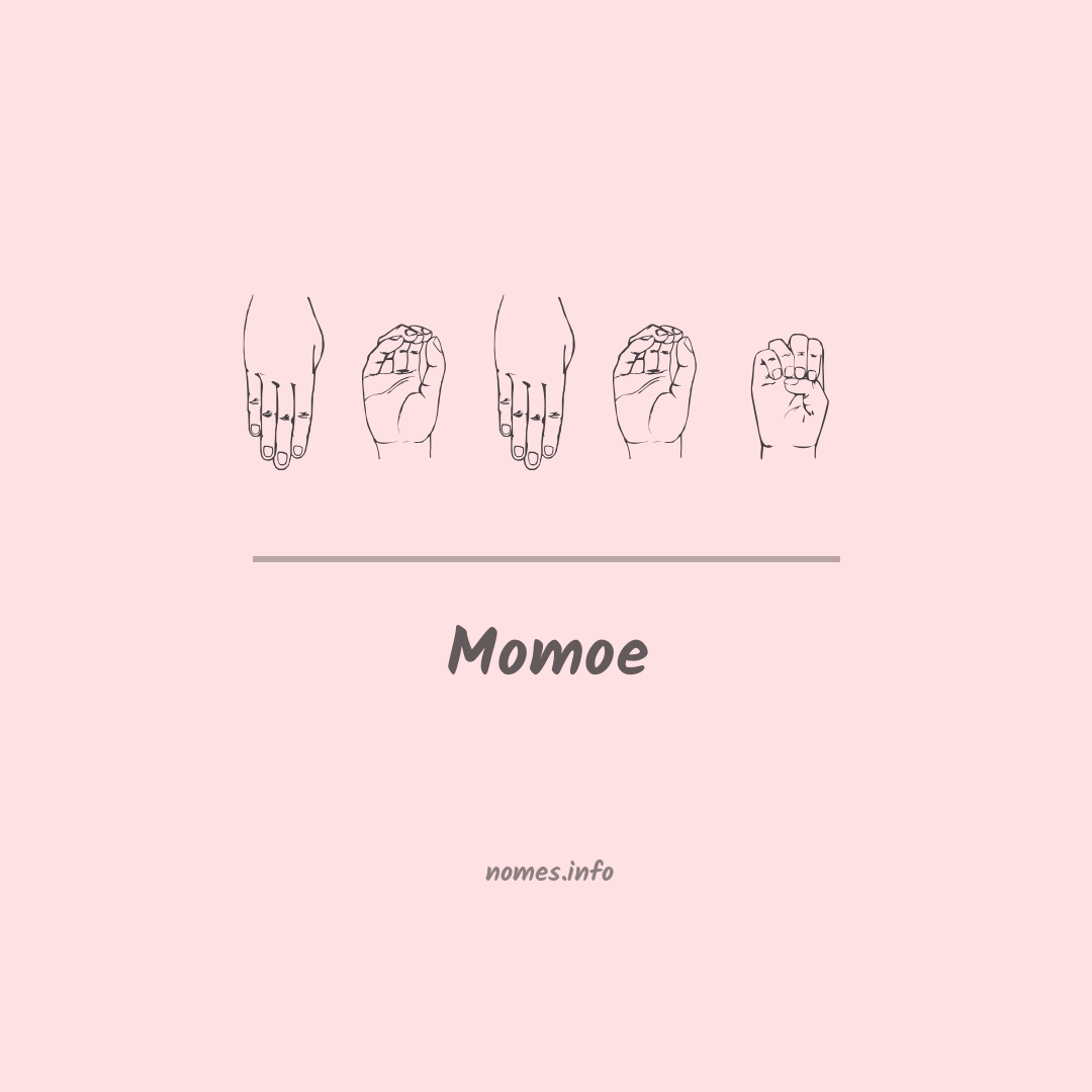 Momoe em Libras